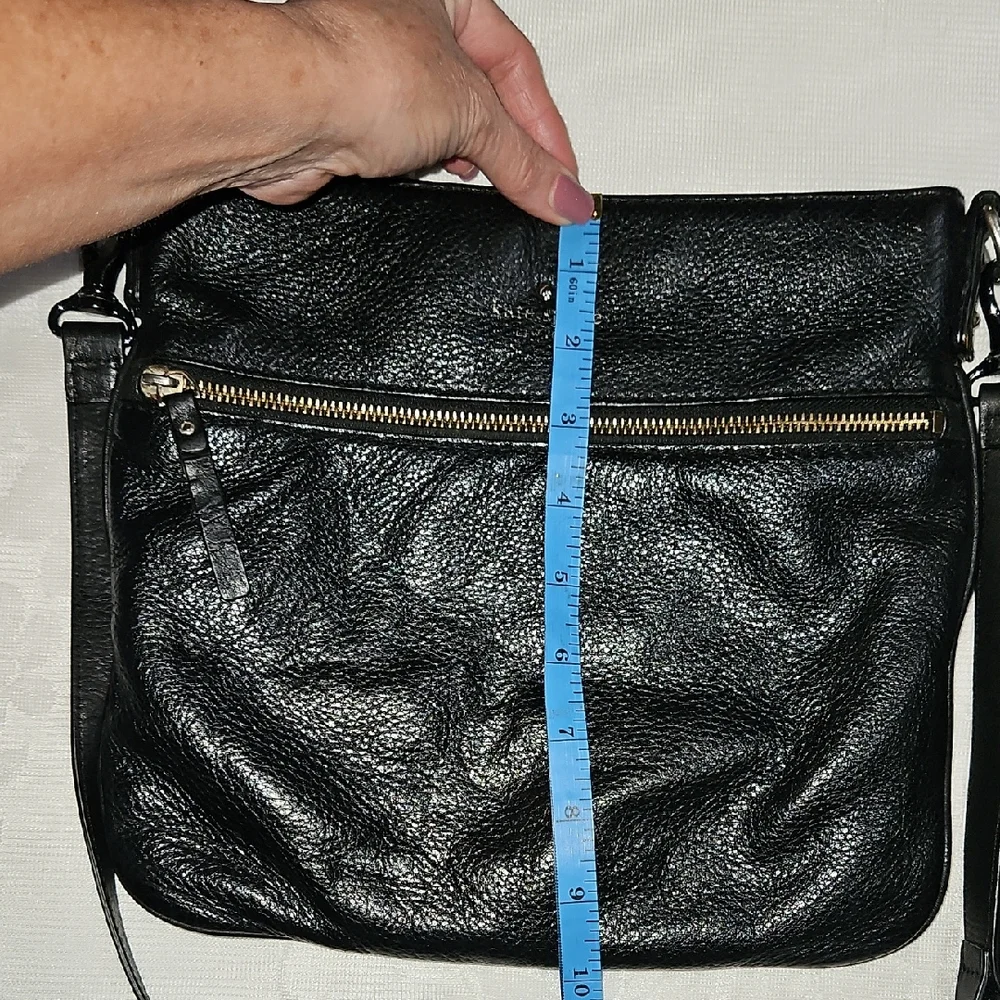 Kate Spade Black Pebble Leather Crossbody Bag